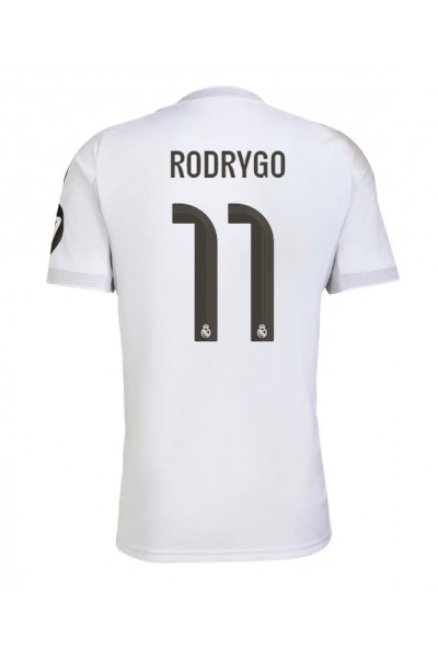 Real Madrid Rodrygo Goes #11 Jalkapallovaatteet Kotipaita 2025-26 Lyhythihainen Real Madrid Rodrygo Goes #11 Jalkapallovaatteet Kotipaita 2025-26 Lyhythihainen